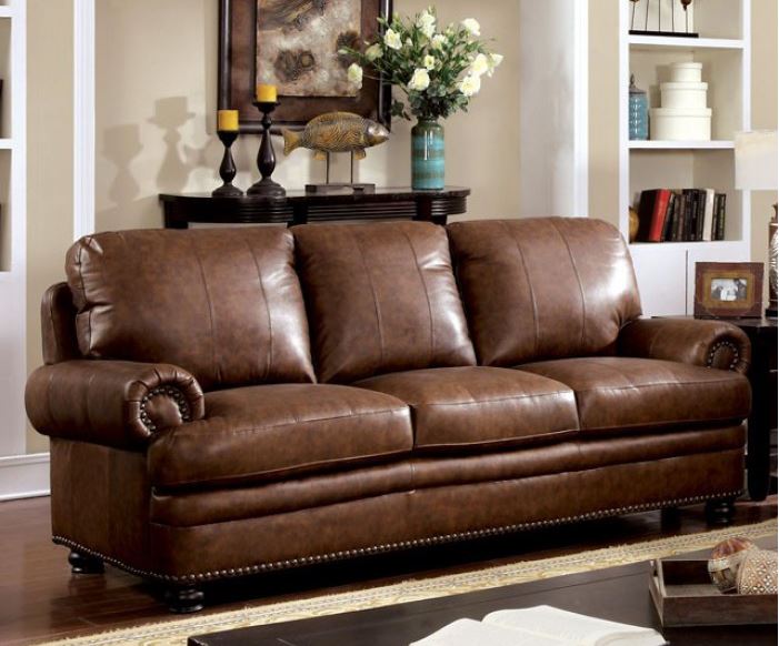 rheinhardt top grain leather sofa